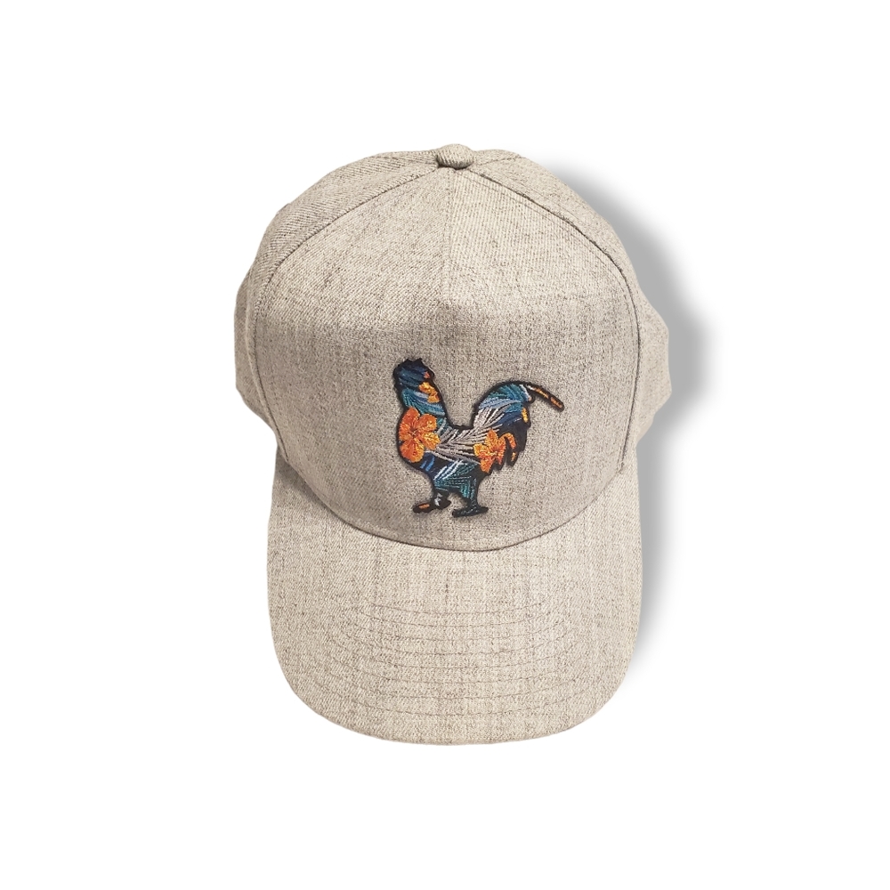 Hawaiian design Rooster snapback hat